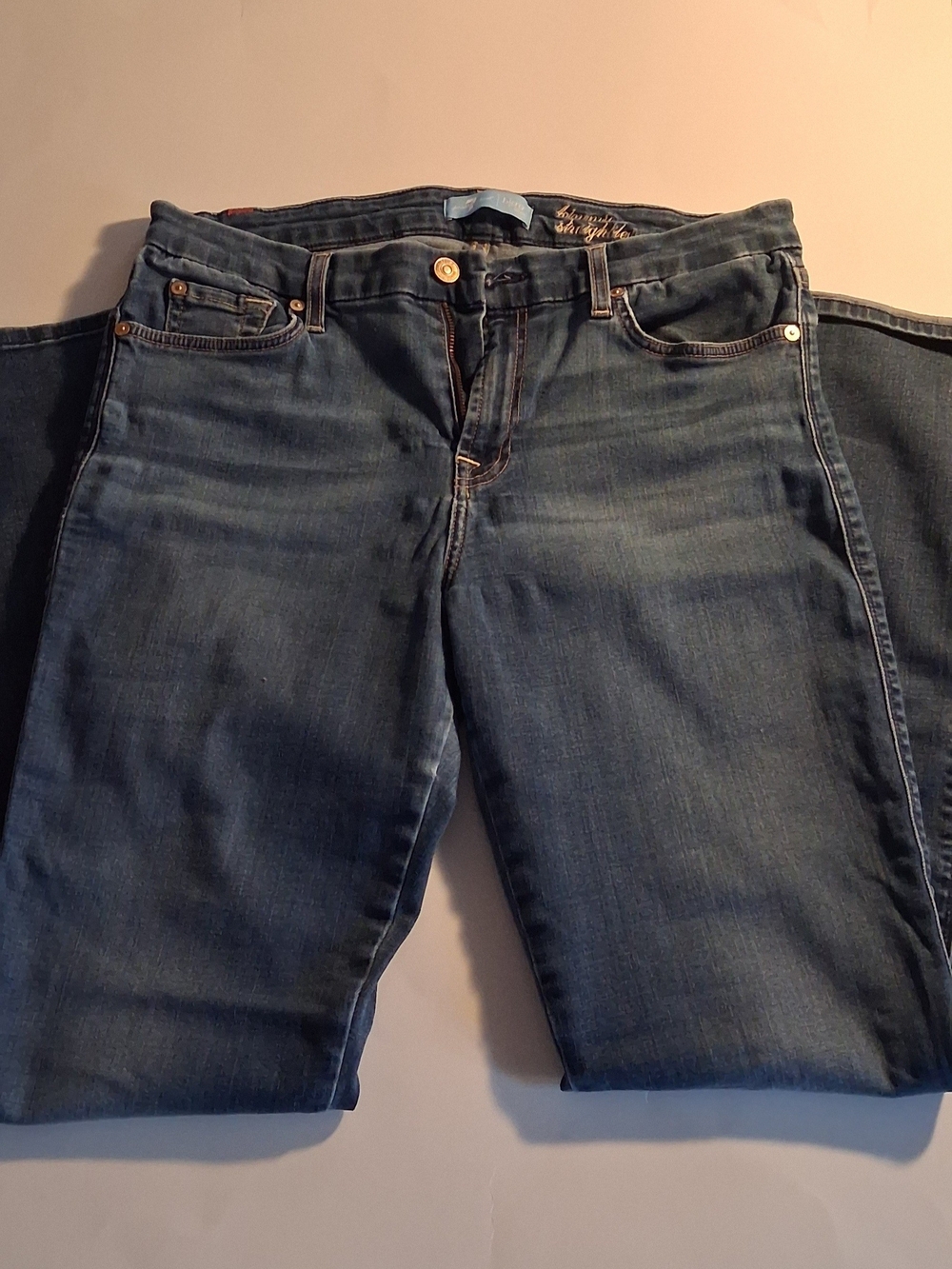 Womens Classic For All Mankind Blue Denim Jeans